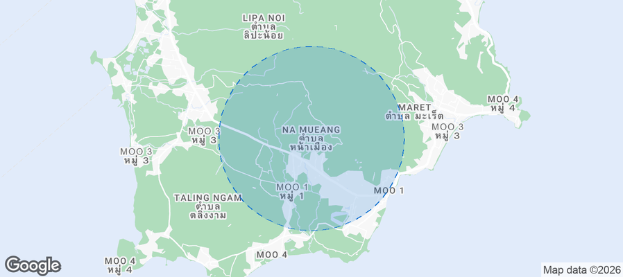 Na Mueang Airbnb map